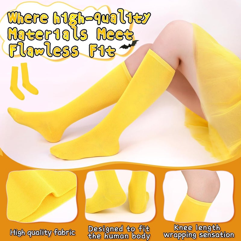 Lainlight Store Knee High Socks for Women Casual Tube Knee Socks Elasticity Long Stockings Halloween Accessories - Image 4